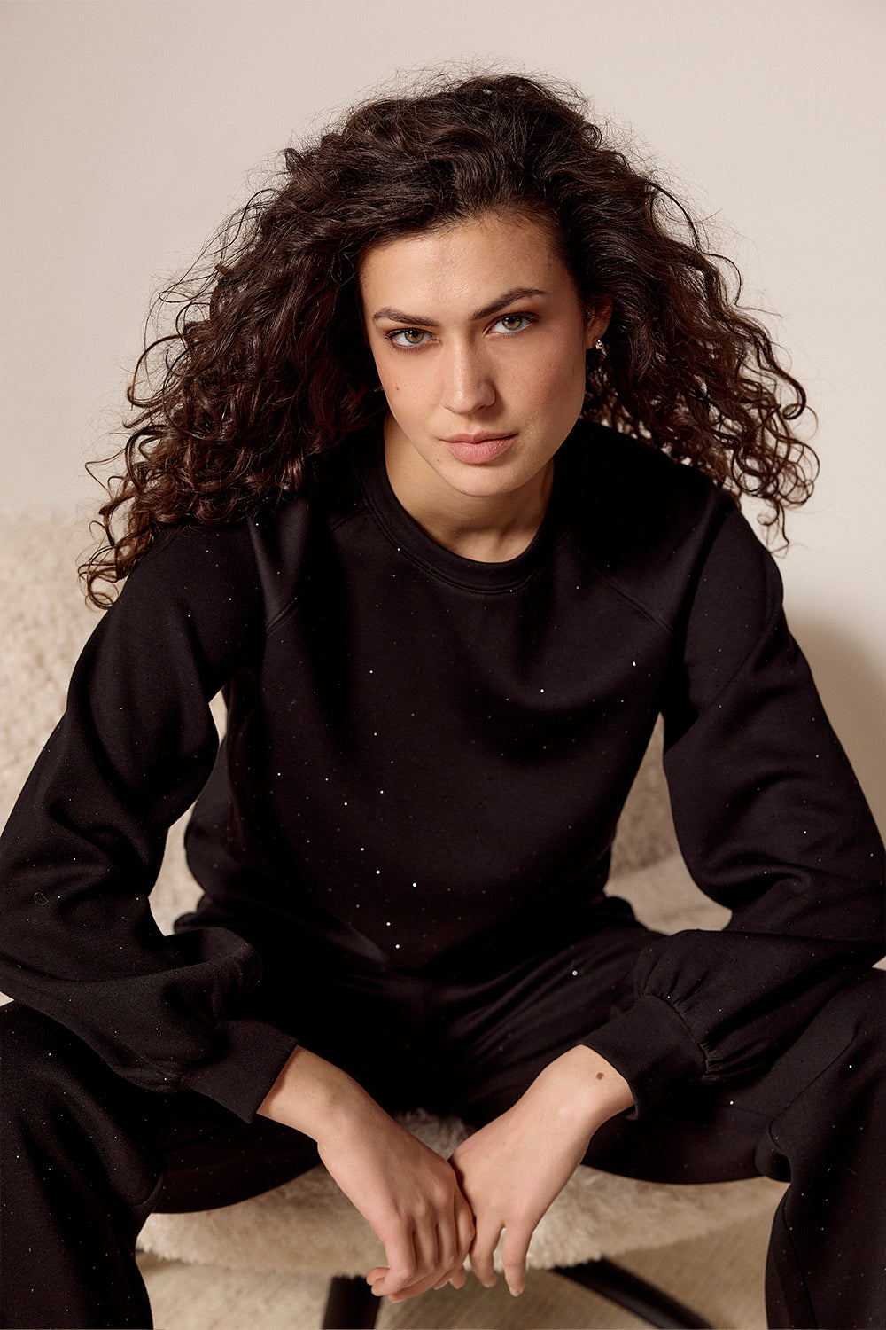 Tramontana - Technical Sweat Jumper Rhinestones