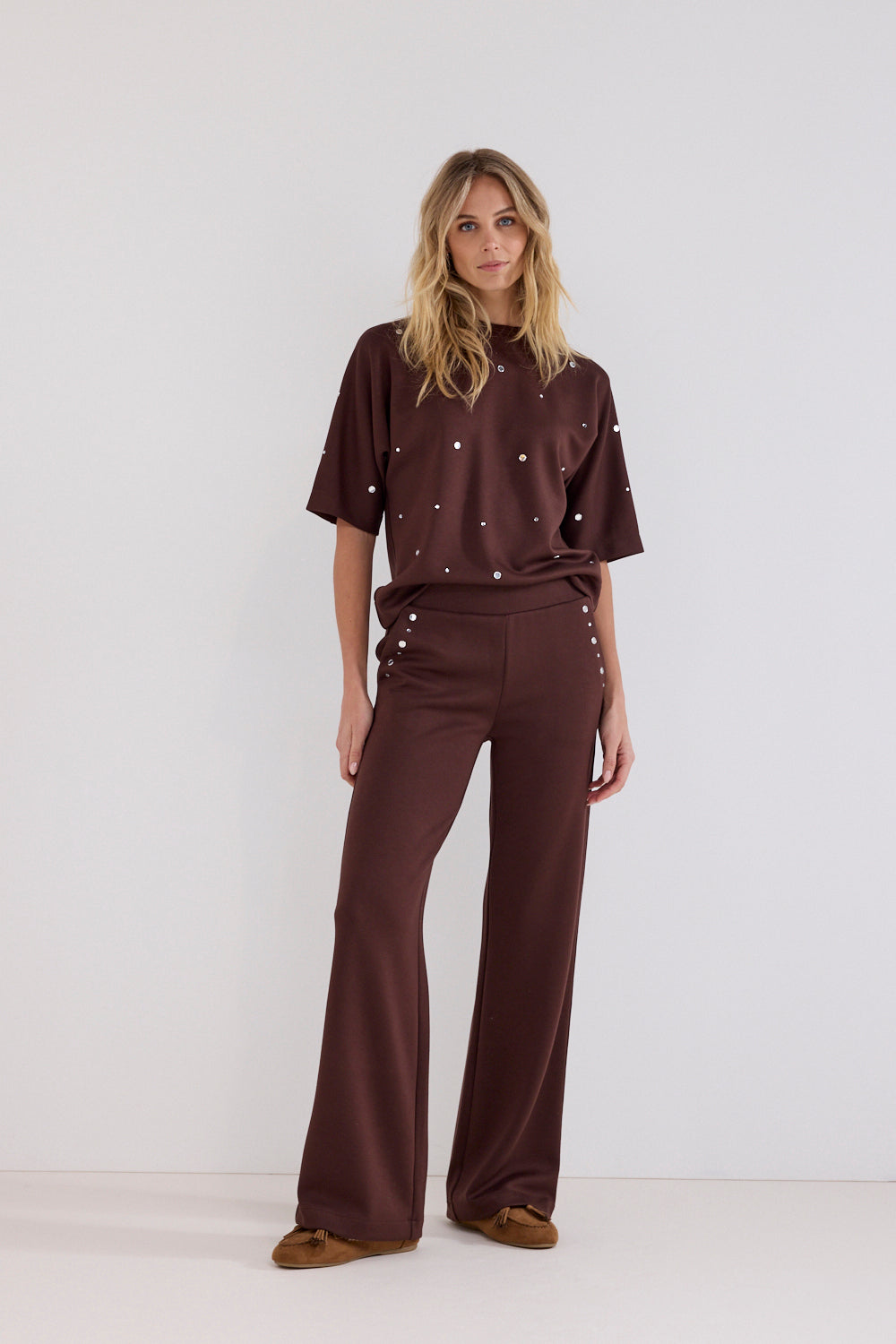 Tramontana - Sweat trousers chocolade bruin