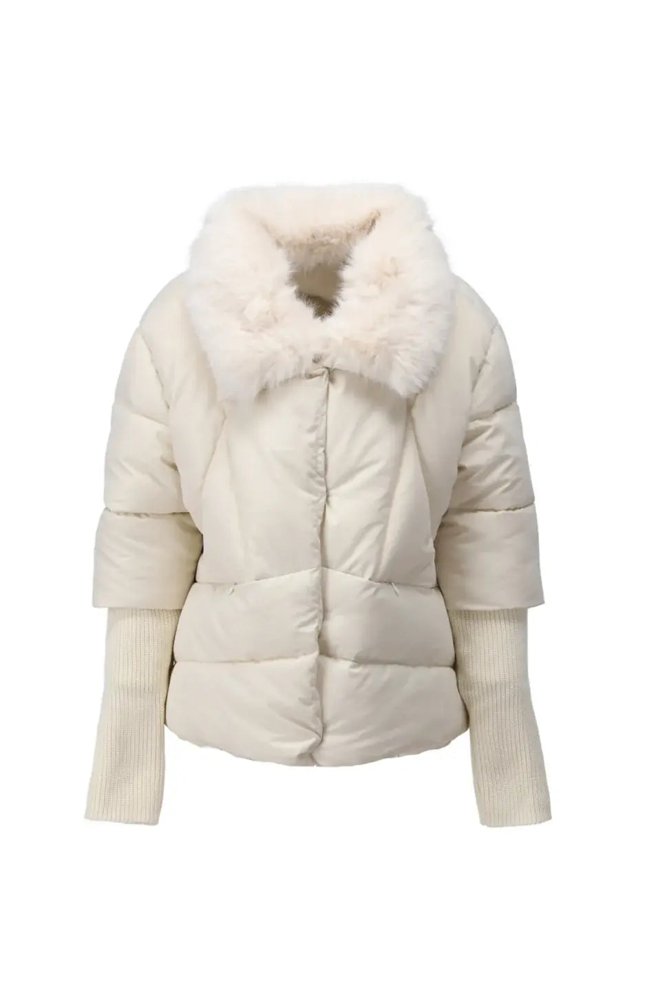 K-Design - B902 Puffer Jas met bont