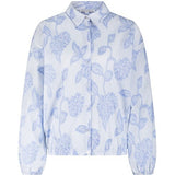 Tramontana - Striped Blouse Flower Pattern