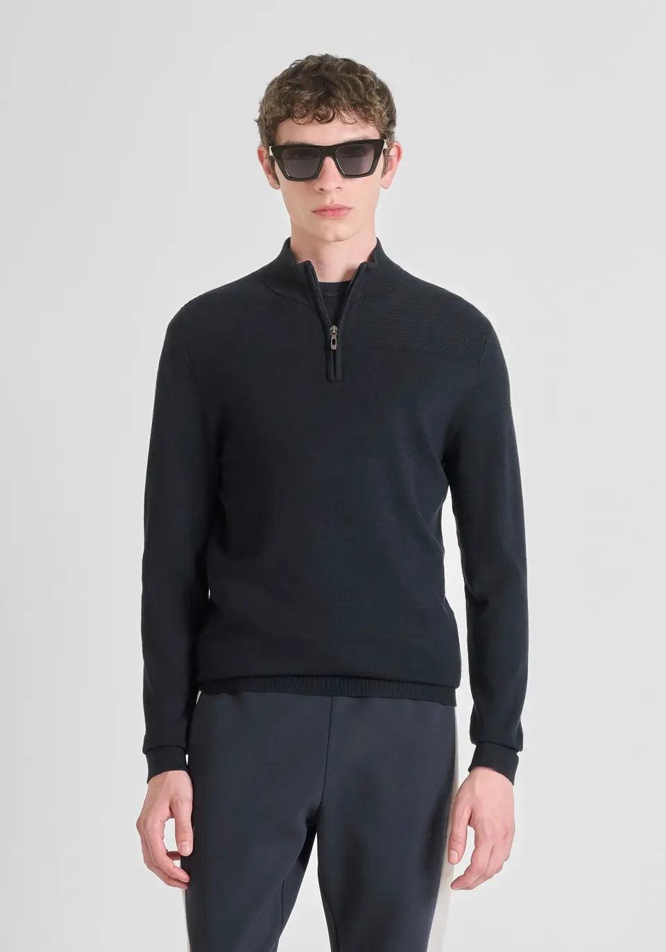 Antony Morato - Slim Fit Sweater Zip Marine