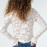 Tramontana - Velvet Stretch Lace Snow
