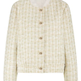 Tramontana - Tweed bomber jacket beige