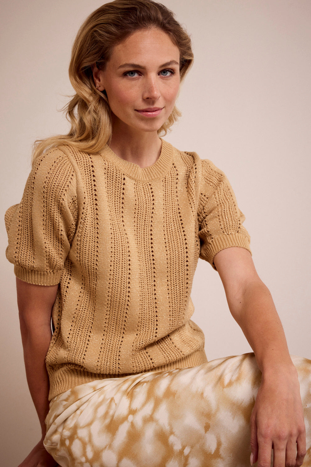 Tramontana - Fancy Stitch Jumper Lurex