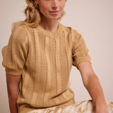Tramontana - Fancy Stitch Jumper Lurex