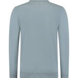 Pure Path - Half zip polo knitwear Blue