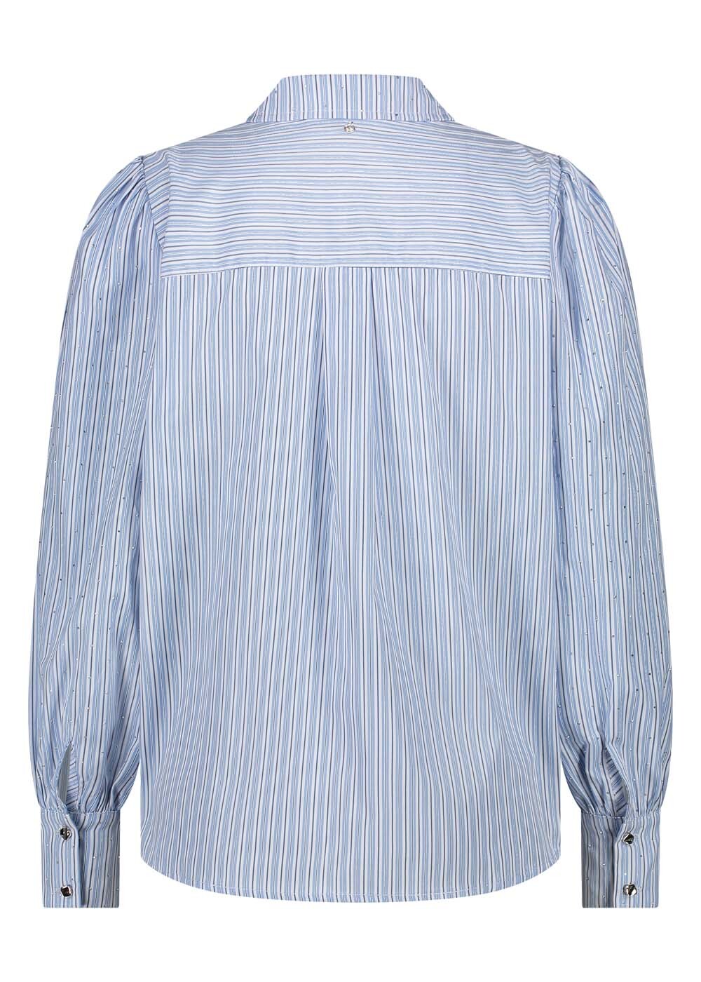 Tramontana - Fancy Striped Blouse Blue