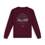 Pure Path - Rooted Tree Sweater Bordeaux