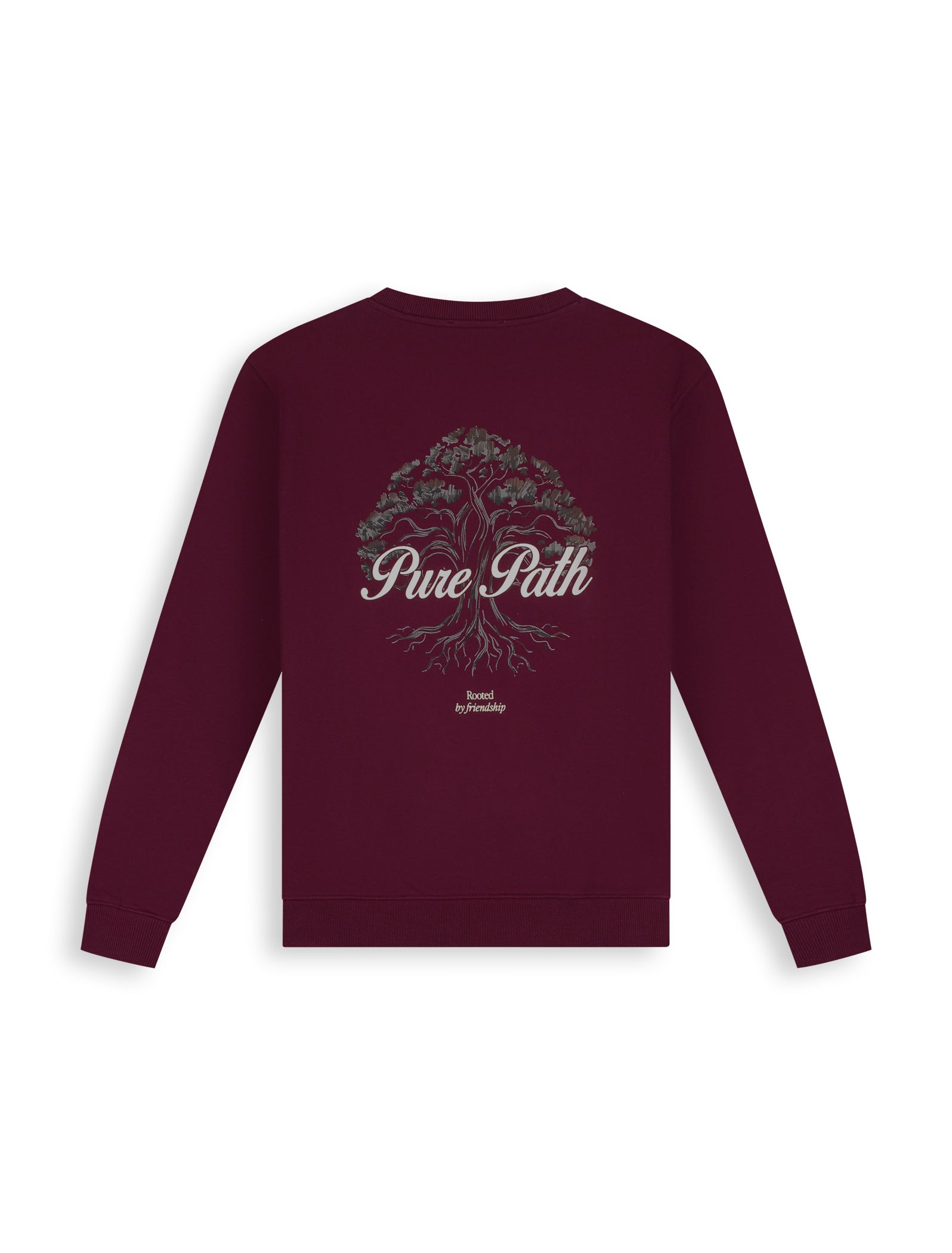 Pure Path - Rooted Tree Sweater Bordeaux