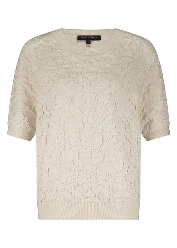 Tramontana - Short Sleeve 3D-Knit Jumper
