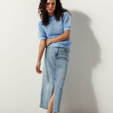 Tramontana - Braided Detailed Denim Skirt