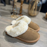 Suede sloffen - Bo Camel