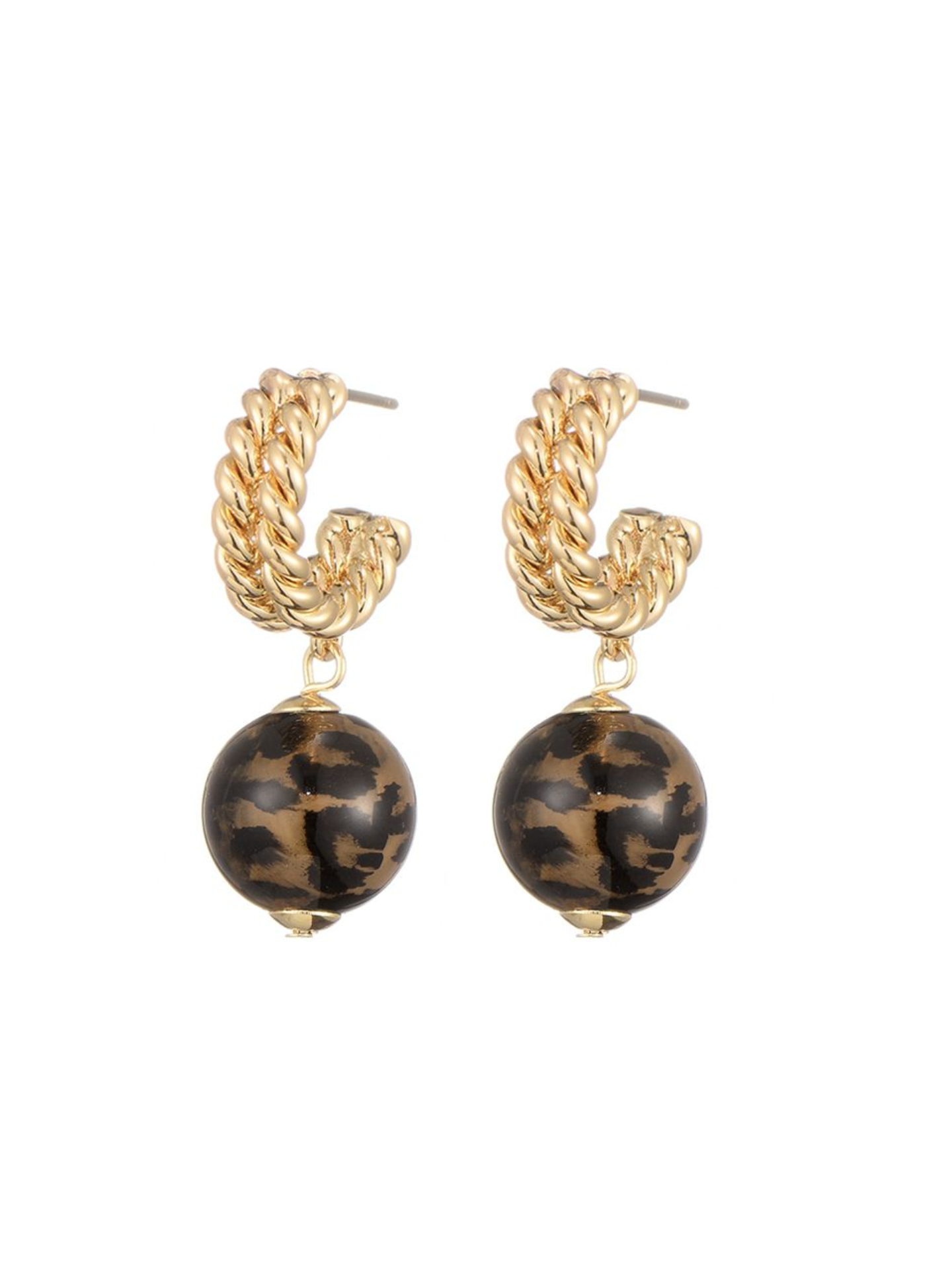Oorbellen - Leopard