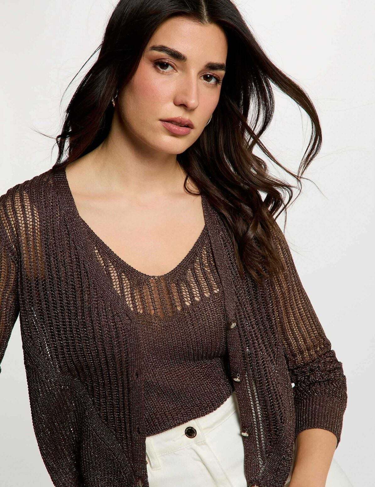 Morgan - Vest Magathe Brown