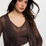 Morgan - Vest Magathe Brown