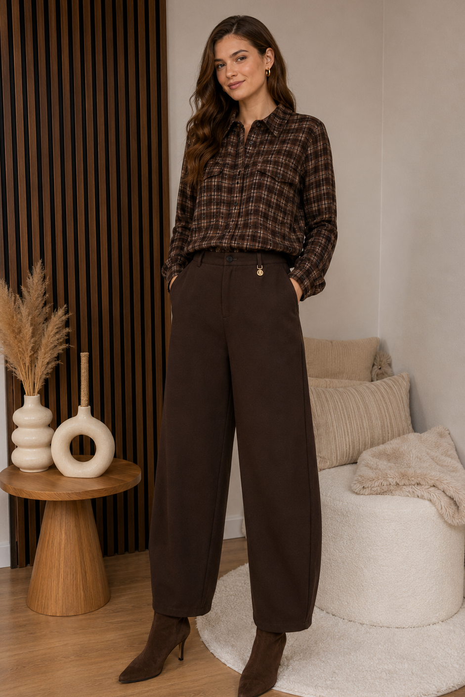 Maicazz - Imola Barrel Broek Bruin