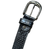 Riem - Croco Metallic Grijs