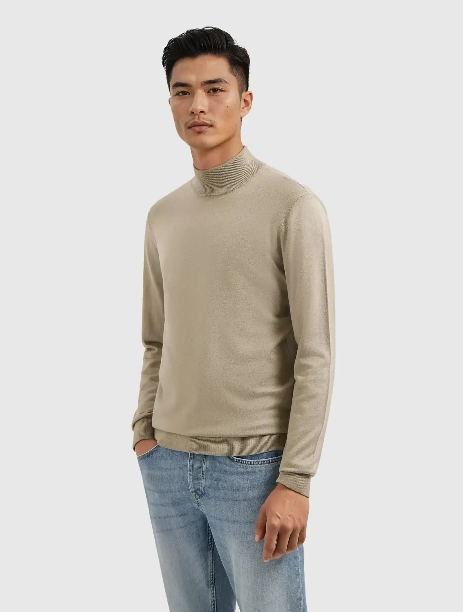 Pure Path - Knitwear Regular Fit Taupe