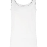 Tramontana - Singlet Lurex Tape Off White