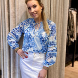 Guess - Swani denim skirt white