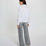 Morgan - Blouse COEUR White