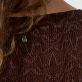 Tramontana - Stretch Lace Top Chocola