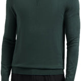 Pure Path - Trui Knitwear Half Zip Groen