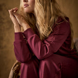 Tramontana - Sweater kant bordeaux rood