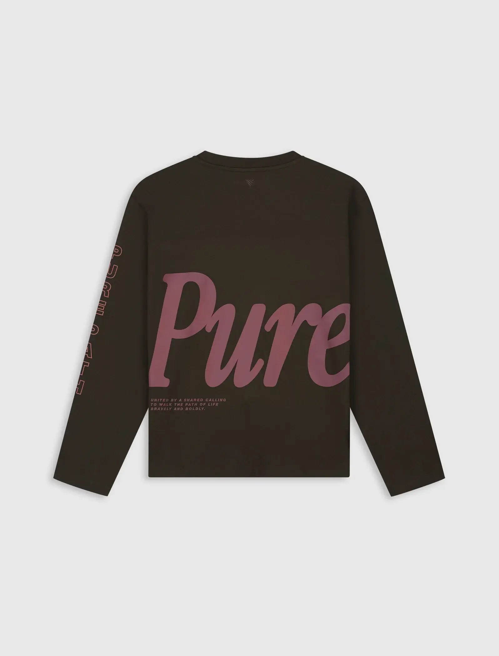 Pure Path - Pure Longsleeve T-shirt Donker Bruin