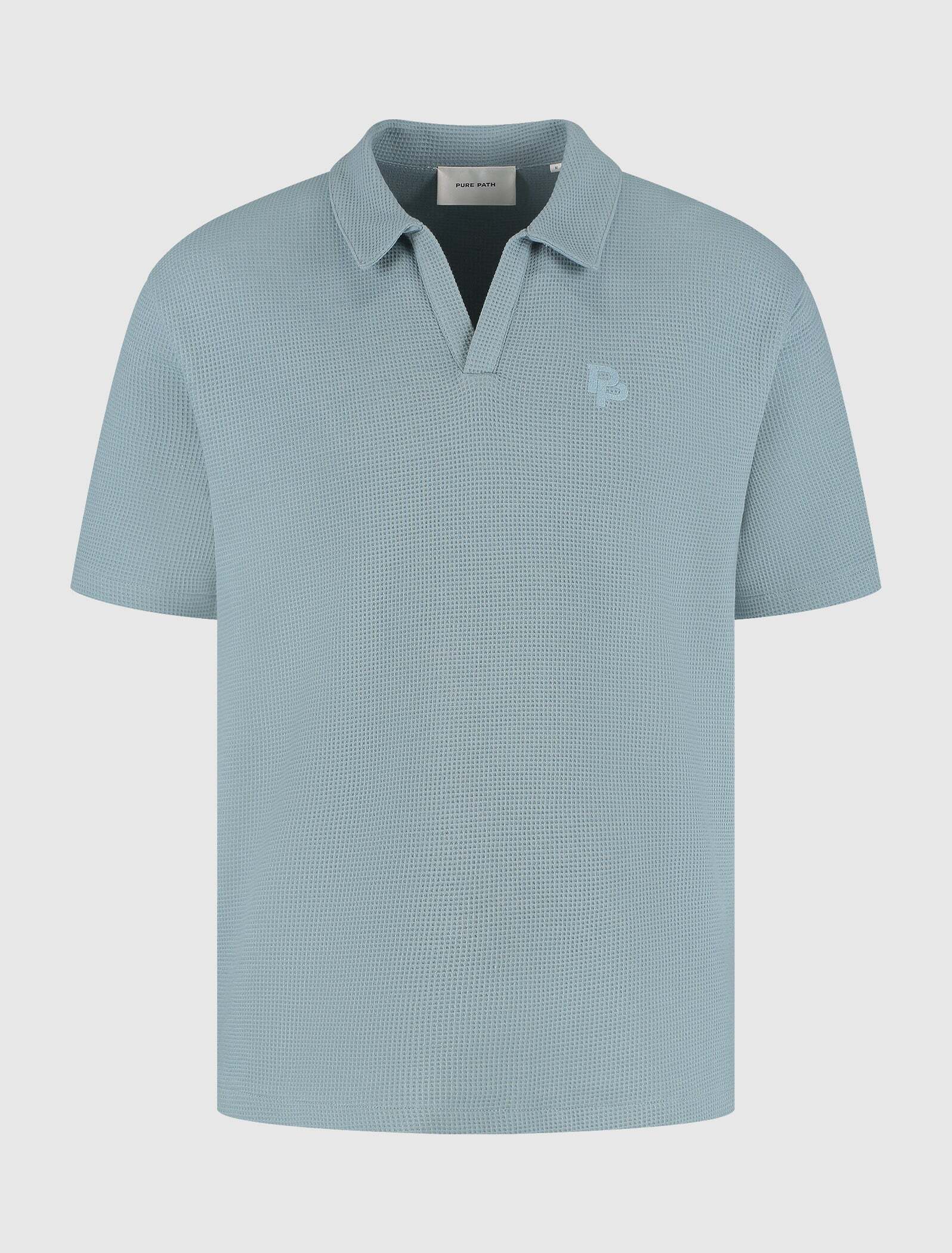 Pure Path - Initials Waffle Polo