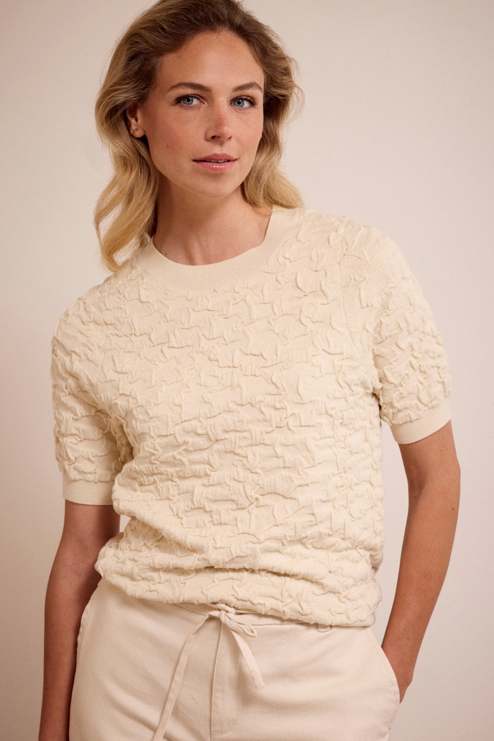 Tramontana - Short Sleeve 3D-Knit Jumper
