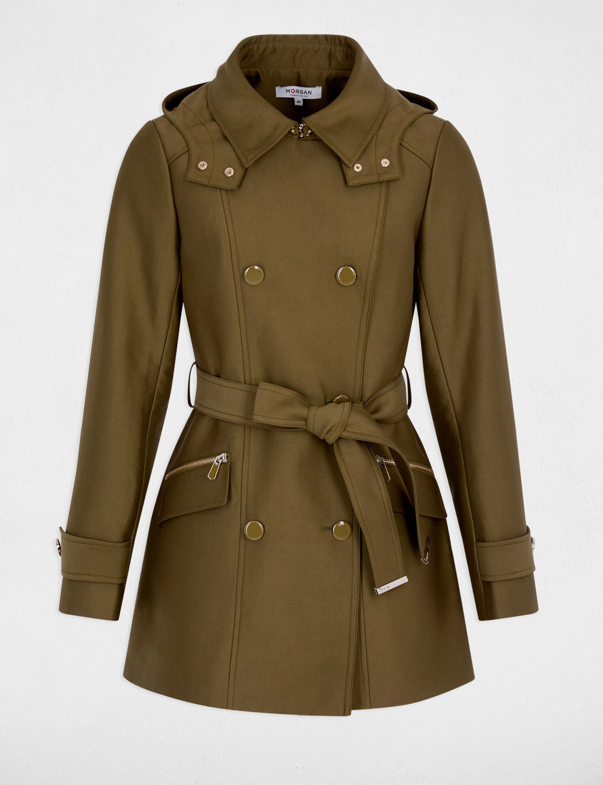Morgan - Trenchcoat Gladia Kaki