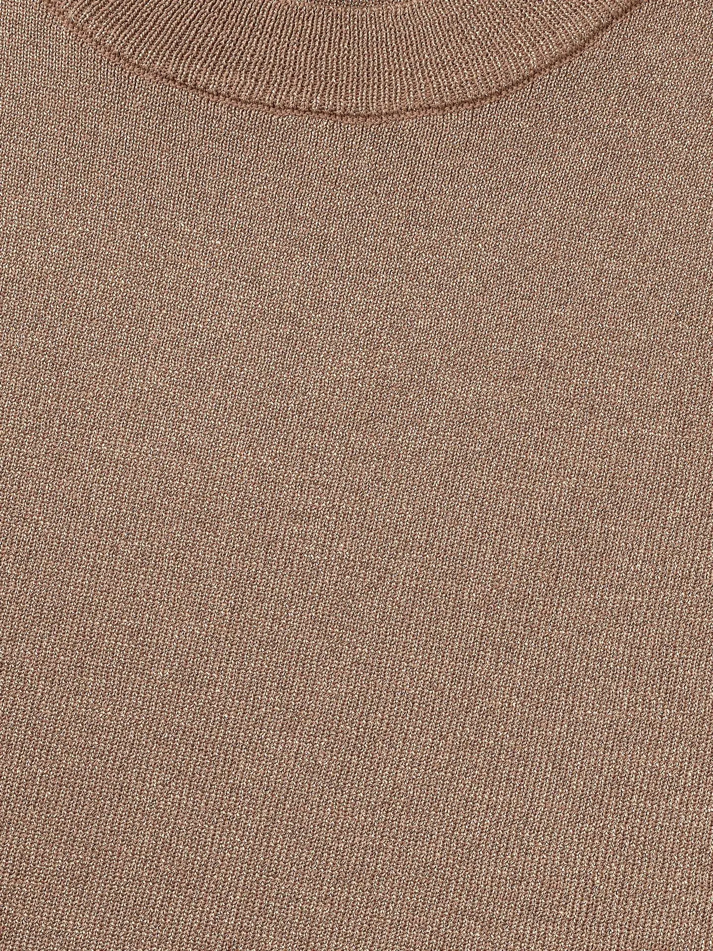 Nikkie - Jofli Lurex top Walnut