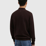 Pure Path - Knit hidden half zip