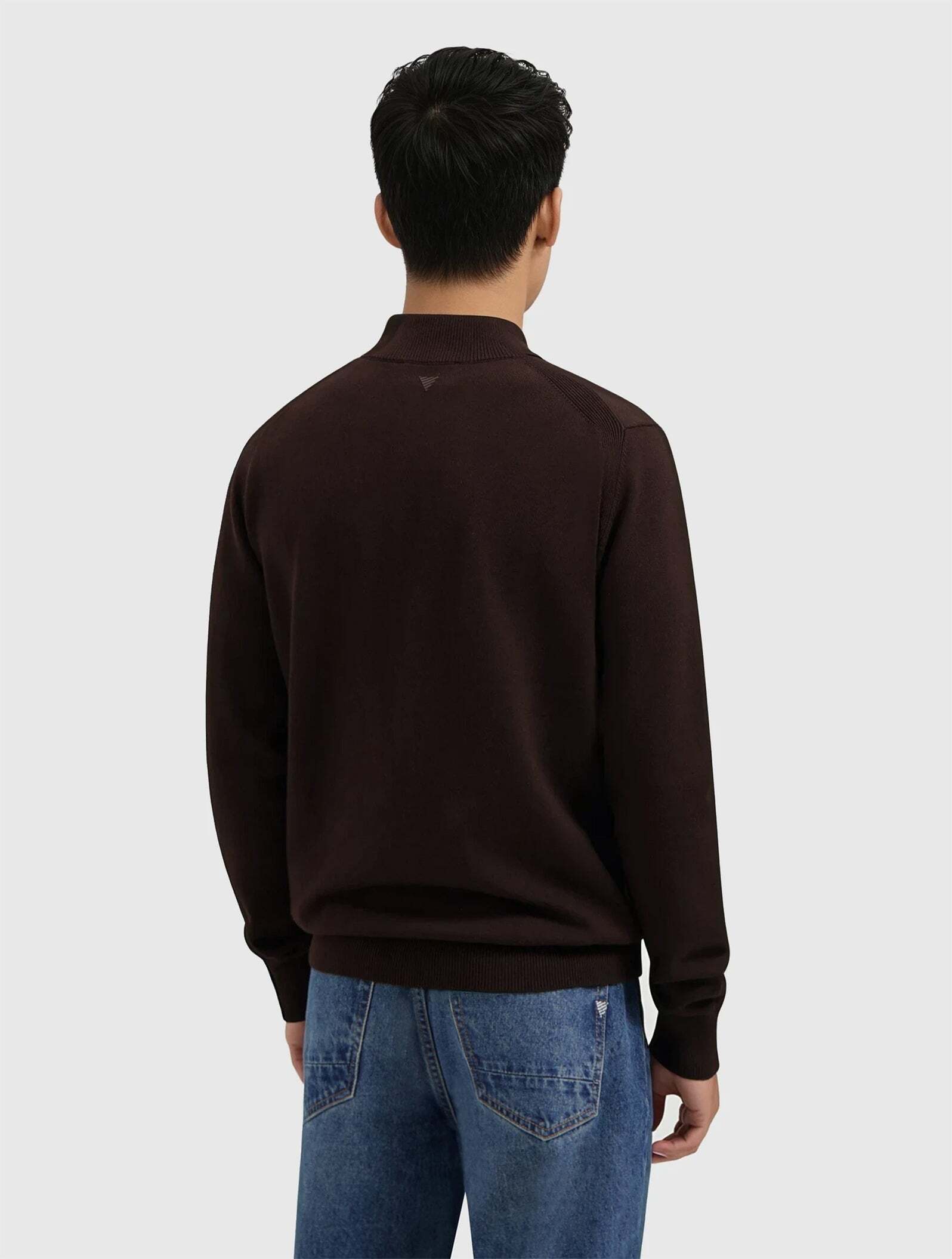 Pure Path - Knit hidden half zip