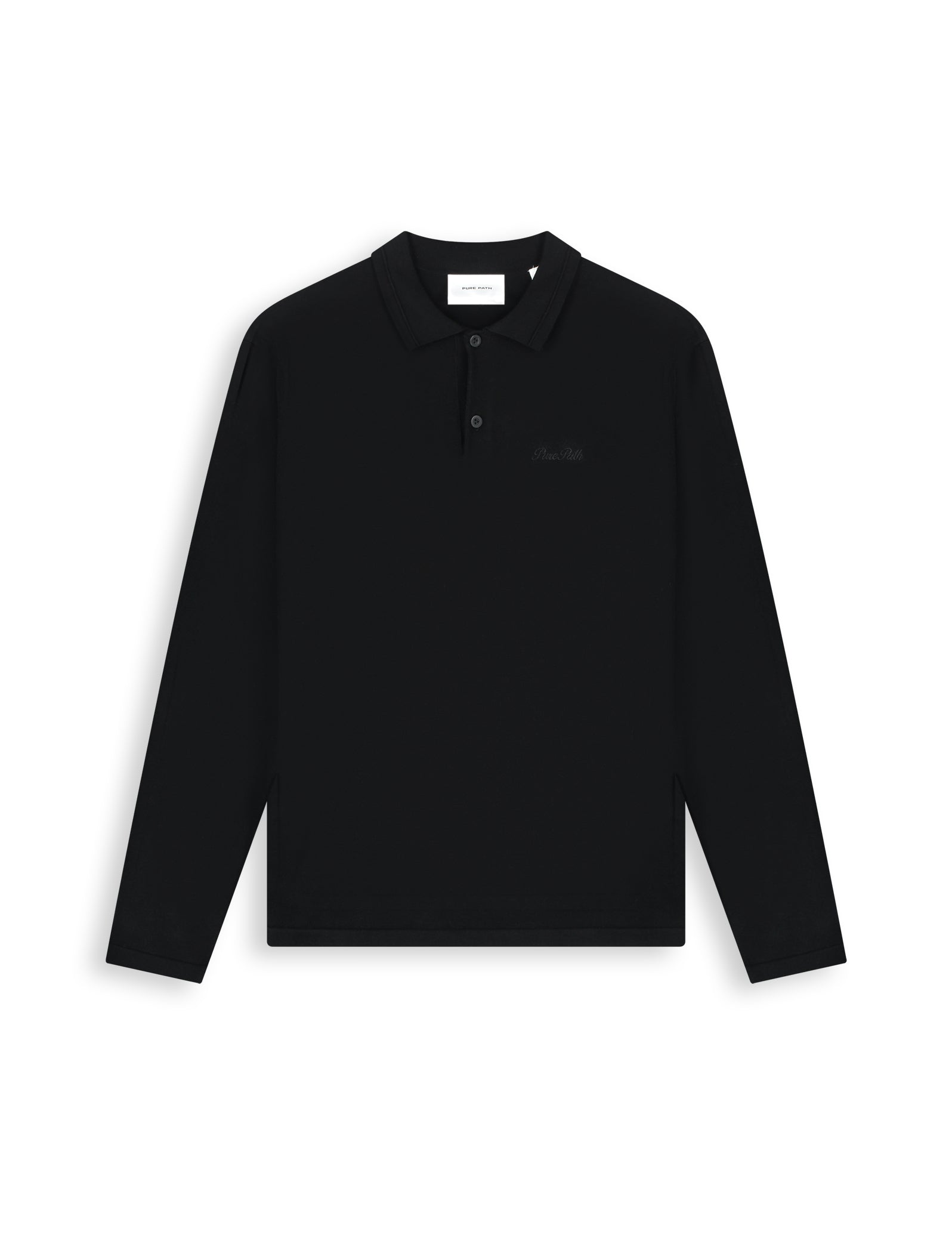 Pure Path - Knit Polo Zwart