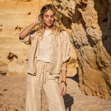 Tramontana - Shimmer Roll-up sleeve jacket