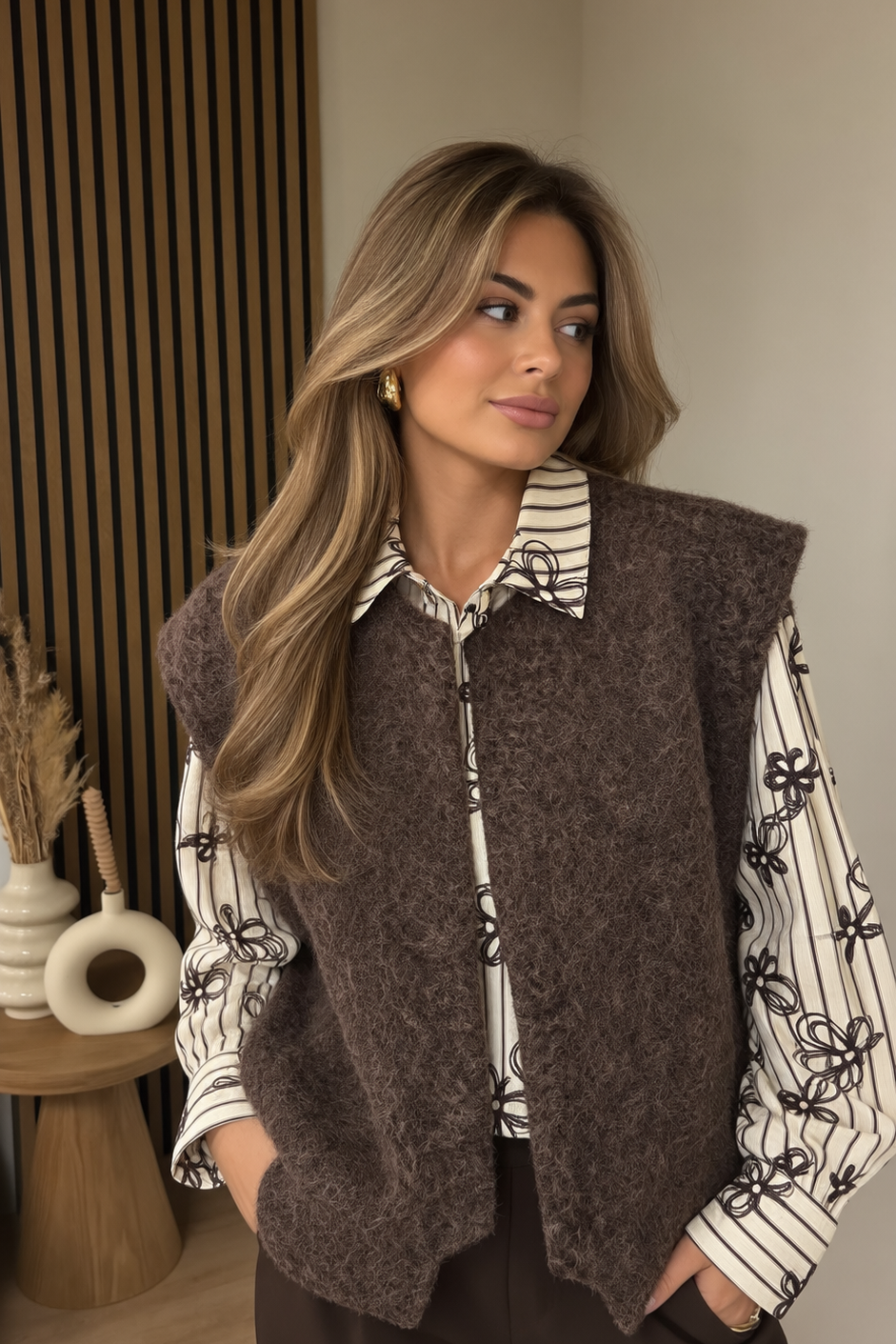 Gilet - Lino Bruin