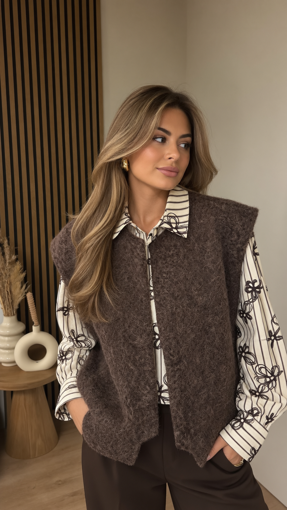Gilet - Lino Bruin