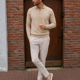 Long Sleeve - Polo Beige