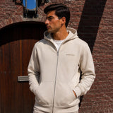 Vest - Beige Zip