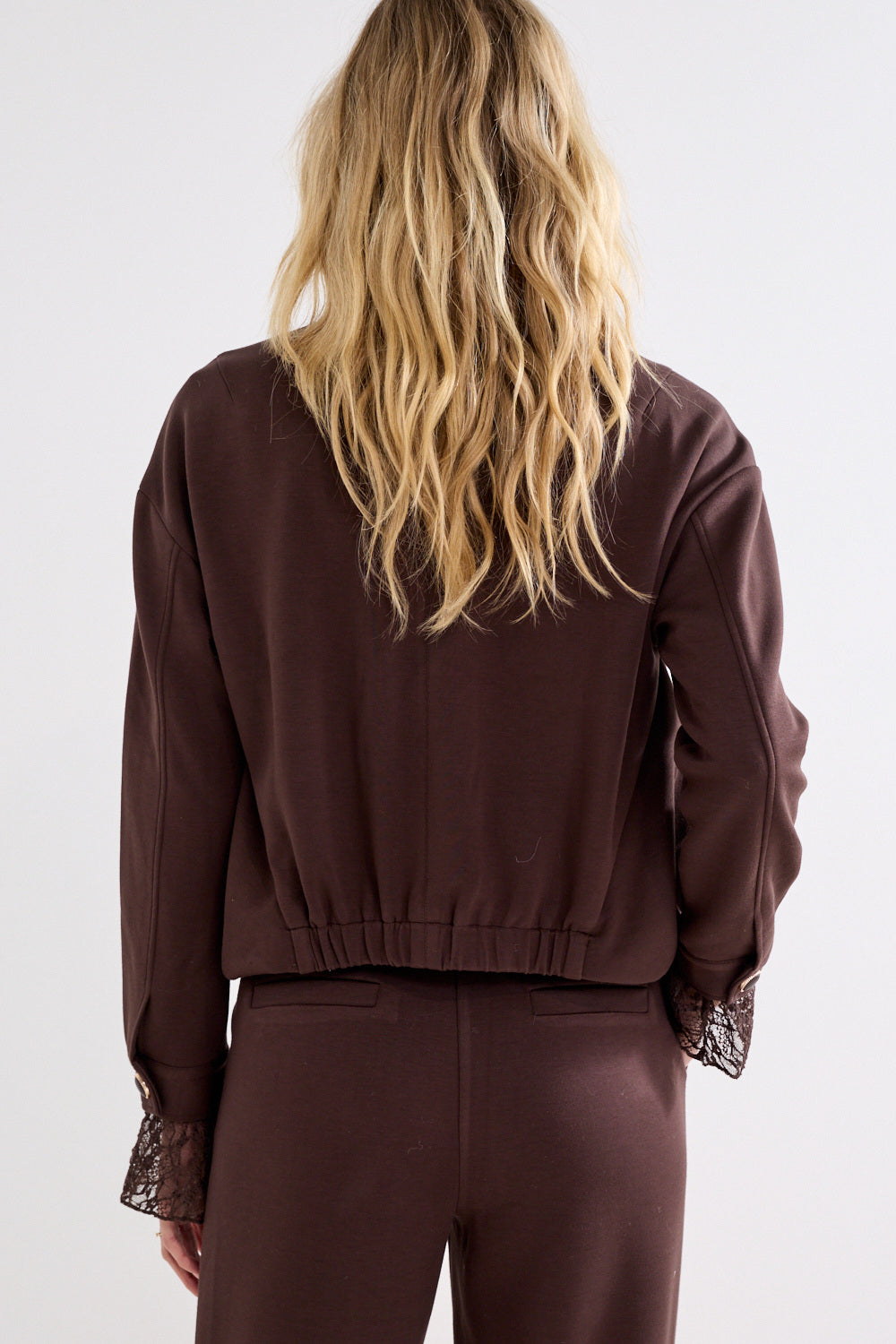 Tramontana - Technical Sweat Jacket - Bruin 