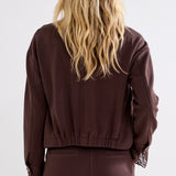 Tramontana - Technical Sweat Jacket - Bruin 