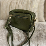 Bag - Jacky Metalic Army Green