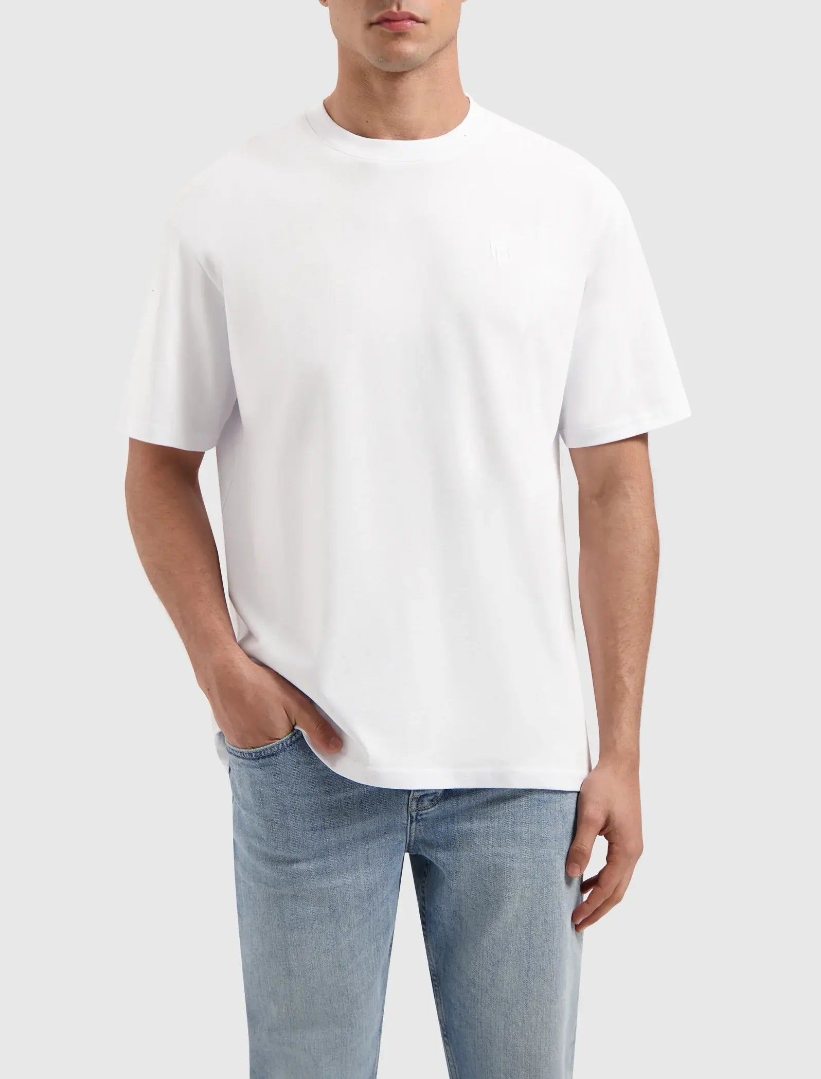 Pure Path -  Essential Initials T-Shirt - White