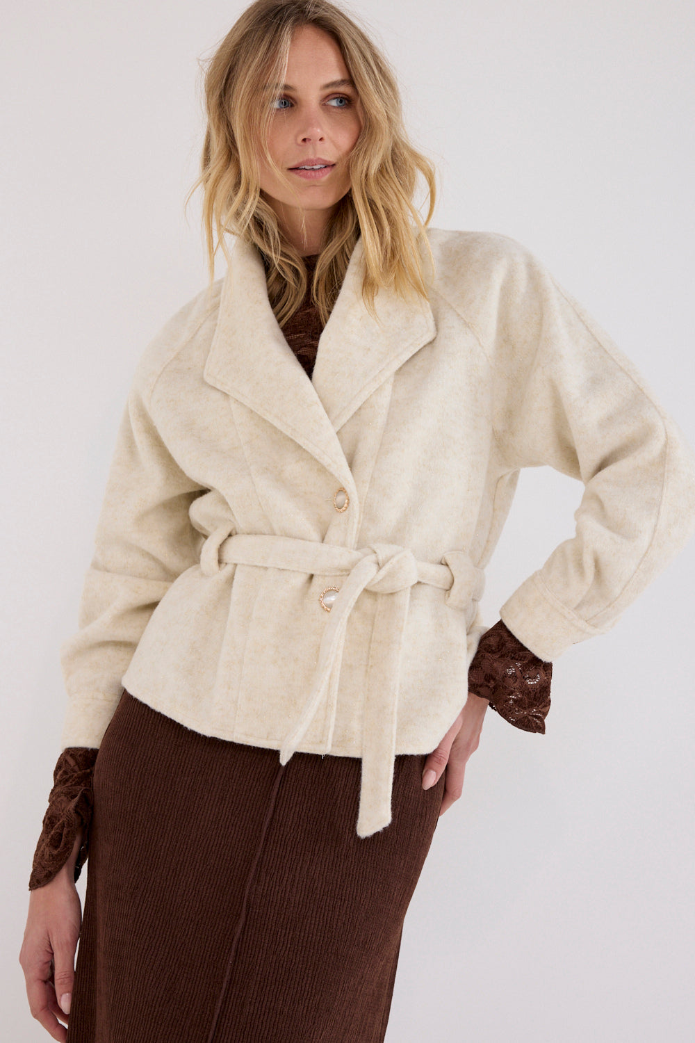 tramontana - Jas Snow Selffabric