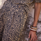 Tramontana - Broek wide leg wandering lines