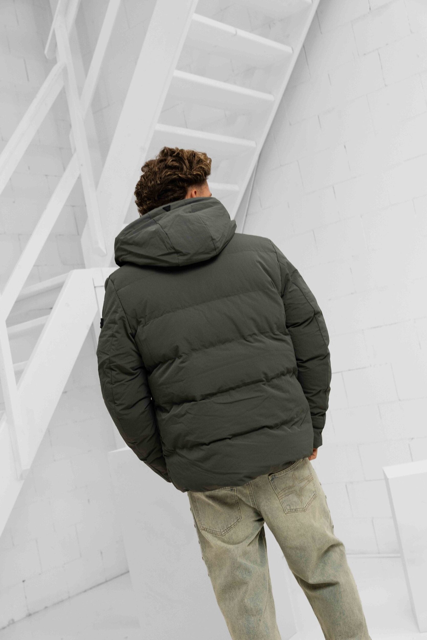 Pure Path - Winterjas Green Puffer jacket 