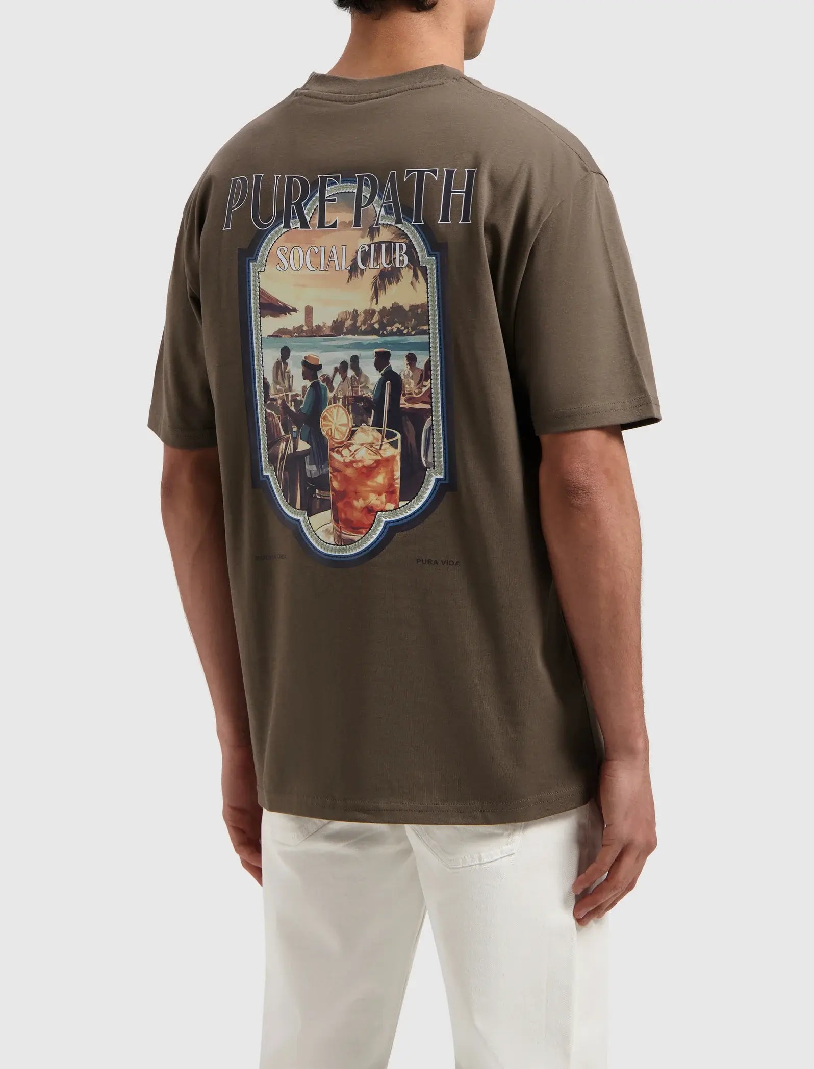 Pure Path - Social Club T-shirt Brown 