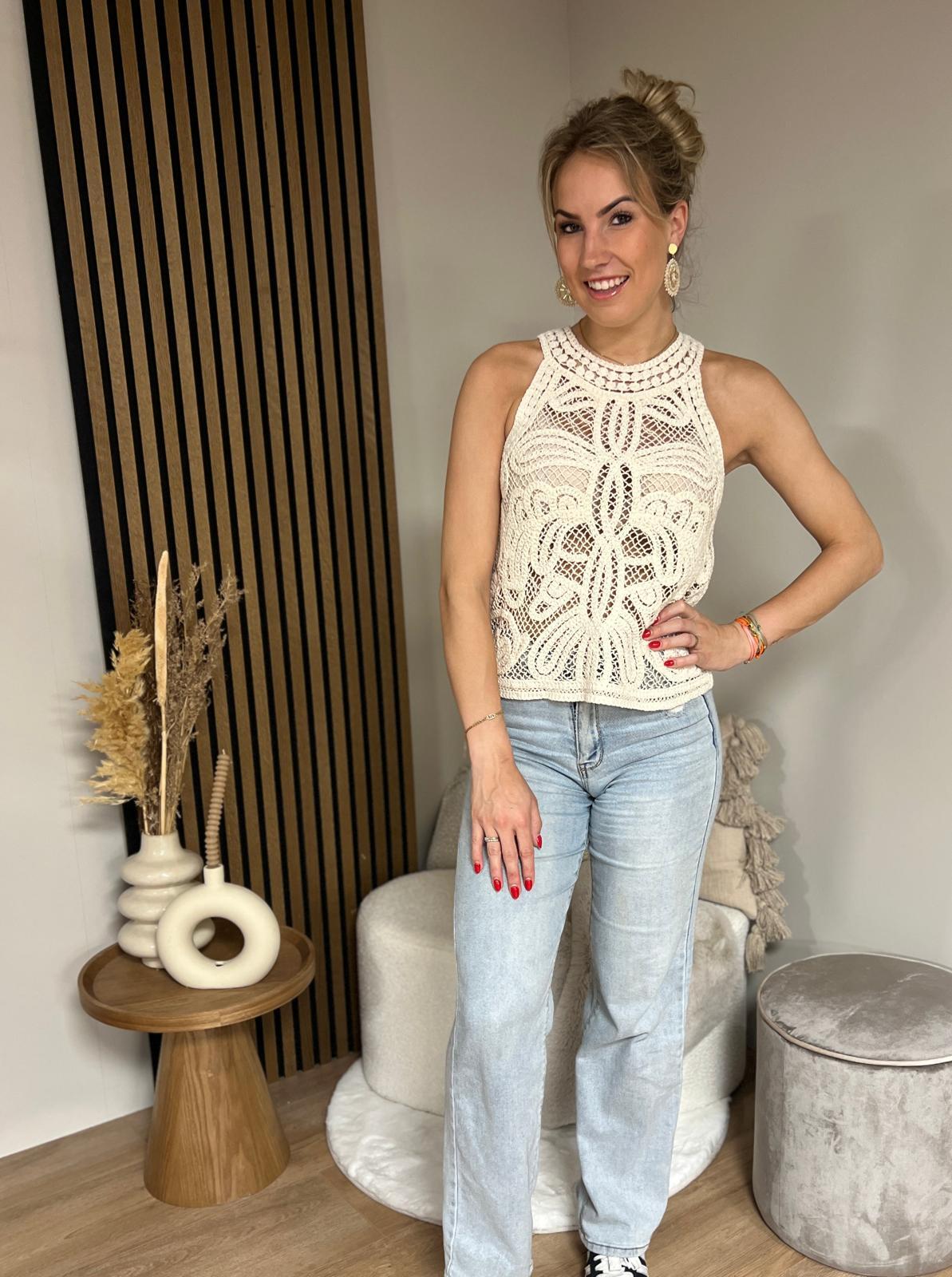 Crochet Top - Sand